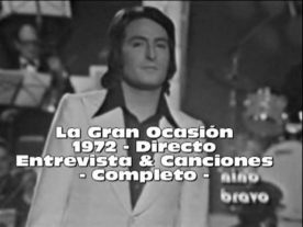 imagen Nino Bravo En La Gran Ocasión